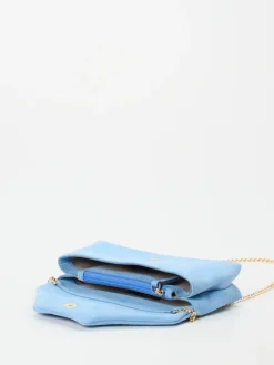 Damen Konstantin Starke – Clutch aus Veloursleder Himmel