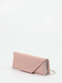 Damen Konstantin Starke – Clutch aus Textil in Rosé mit Glitzer