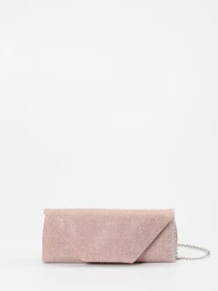 Damen Konstantin Starke – Clutch aus Textil in Rosé mit Glitzer