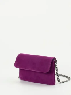 – Clutch aus Veloursleder Violett*Konstantin Starke Discount