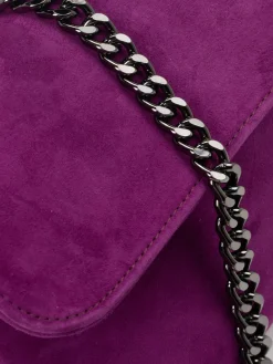 – Clutch aus Veloursleder Violett*Konstantin Starke Discount