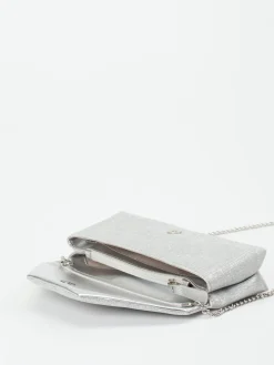 Damen Konstantin Starke – Clutch aus Metallic-Textil