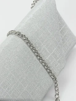 Damen Konstantin Starke – Clutch aus Metallic-Textil