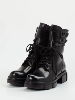 Damen Konstantin Starke – Combat Boots aus Kalbleder