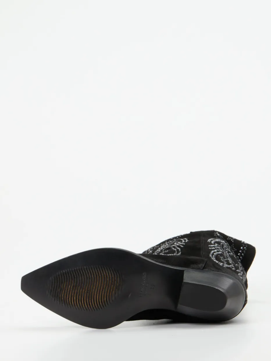 – Cowboyboots aus Veloursleder*Konstantin Starke