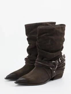 Damen Konstantin Starke – Cowboyboots aus Veloursleder