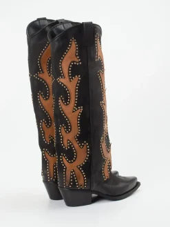 – Cowboy Boots aus Nubukleder*Konstantin Starke Hot