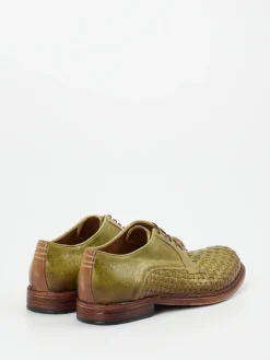 Herren Konstantin Starke – Derby aus Flechtleder oliv