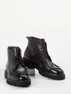 Herren Konstantin Starke – Derby-Boots aus Büffelleder schwarz