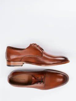 Herren Konstantin Starke – Derby-Schnürschuh aus Büffelleder cognac