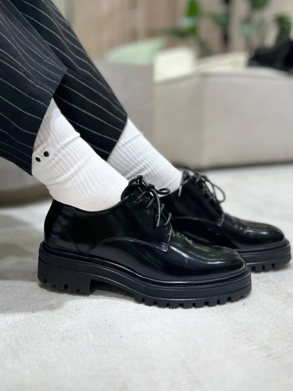 Damen Konstantin Starke – Derby-Schnürschuh aus Lackleder