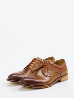 Herren Konstantin Starke – Derby-Schnürschuh aus Kalbleder cognac