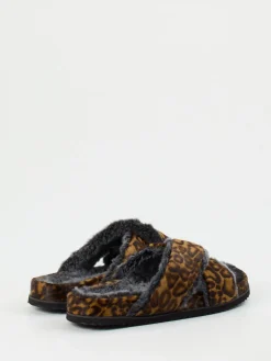 – Fellpantoletten aus Fell Leoprint*Konstantin Starke Best