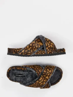 – Fellpantoletten aus Fell Leoprint*Konstantin Starke Best