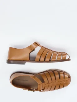– Fischersandalen aus Kalbleder cognac*Konstantin Starke Discount