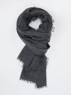 – Fransenschal aus Wollmischung anthrazit*Konstantin Starke Best