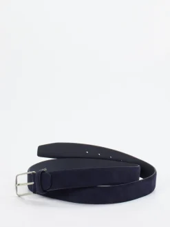 Herren Konstantin Starke – Herrengürtel aus Veloursleder marine