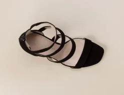 Damen Konstantin Starke – High Heel Sandalen aus Veloursleder