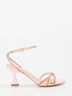 Damen Konstantin Starke – High Heel Sandalette aus Metallicleder rosé