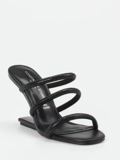 – High Heel Mules aus Metallicleder*Konstantin Starke Best