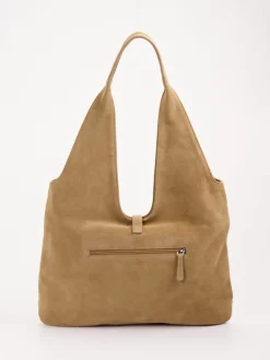 – Hobo Bag aus Veloursleder Sandbeige*Konstantin Starke Sale