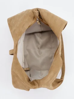 – Hobo Bag aus Veloursleder Sandbeige*Konstantin Starke Sale