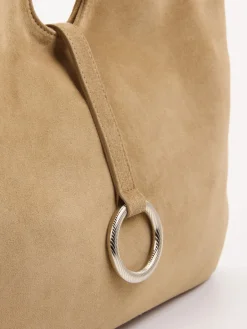 – Hobo Bag aus Veloursleder Sandbeige*Konstantin Starke Sale