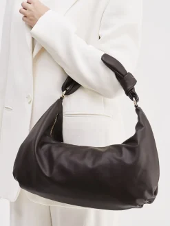 Damen Konstantin Starke – Hobo Bag aus Lammleder Dunkel