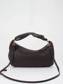 Damen Konstantin Starke – Hobo Bag aus Lammleder Dunkel