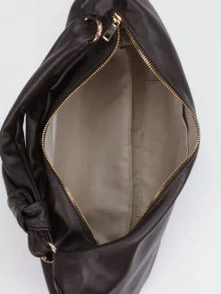 Damen Konstantin Starke – Hobo Bag aus Lammleder Dunkel