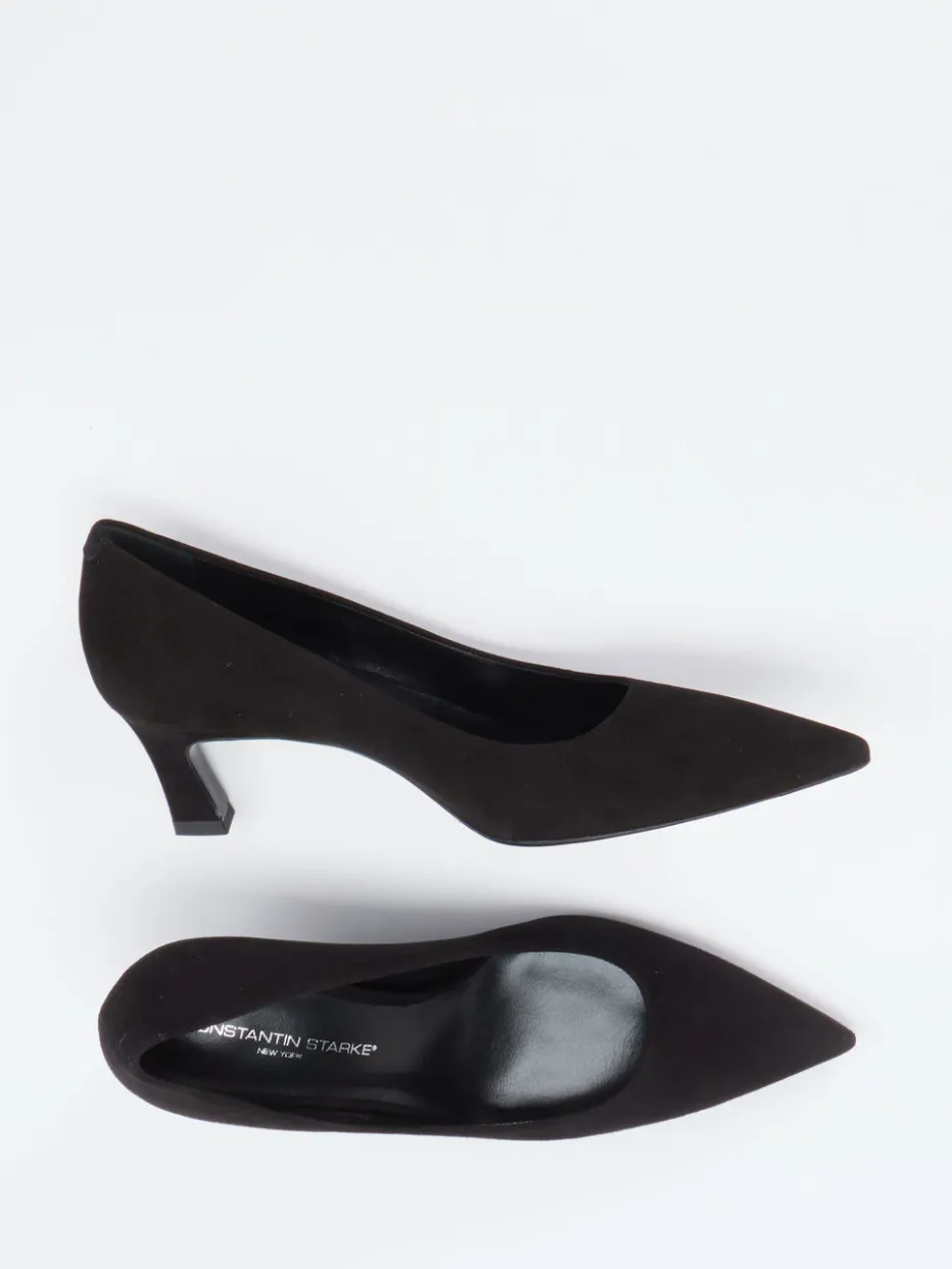 Damen Konstantin Starke – Kitten-Heel-Pumps aus Veloursleder