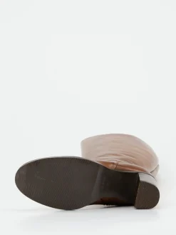 – Kniehohe Stiefel aus Kalbleder Cognac*Konstantin Starke Hot