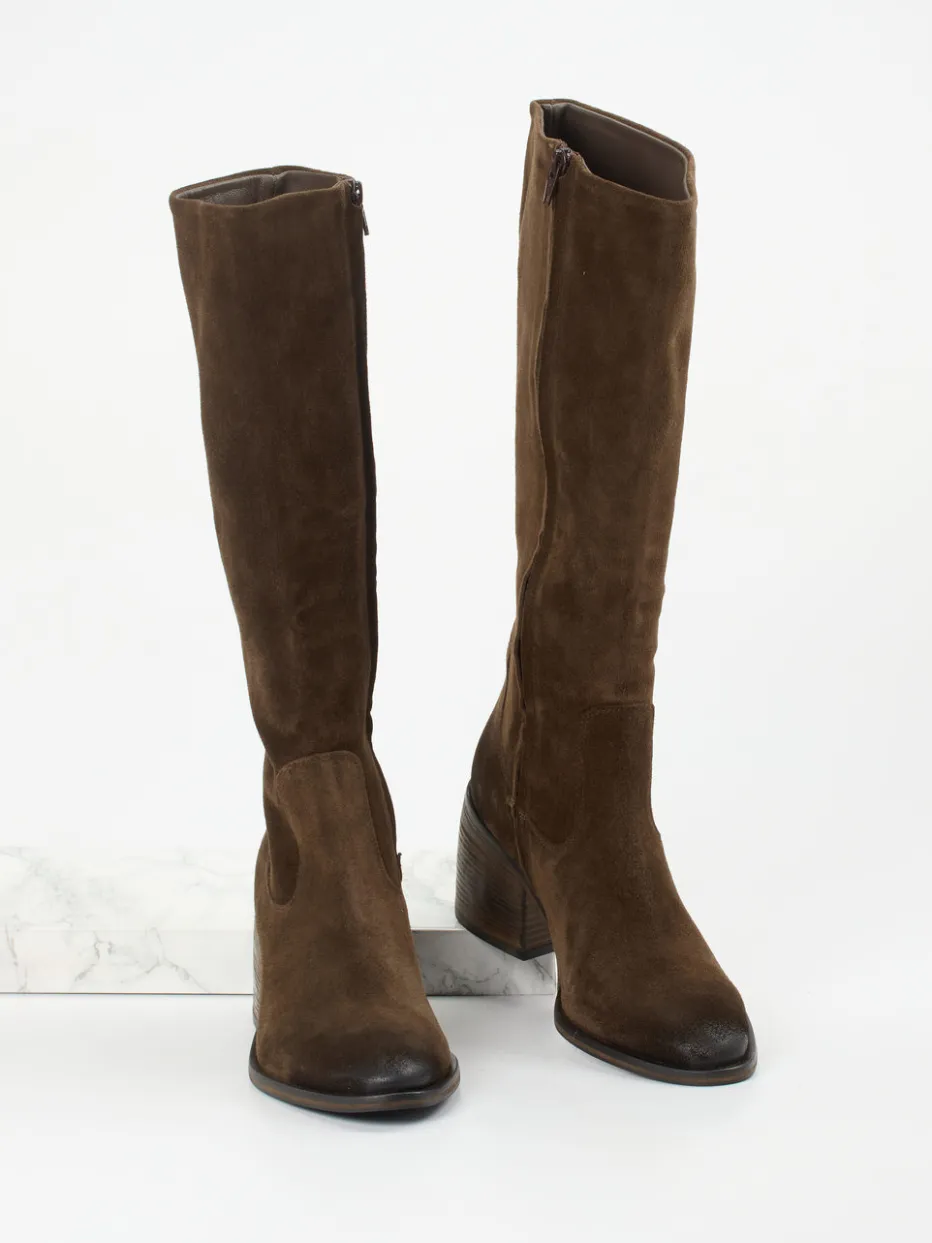 Damen Konstantin Starke – Kniestiefel aus Veloursleder