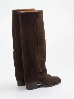 Damen Konstantin Starke – Kniestiefel aus Veloursleder