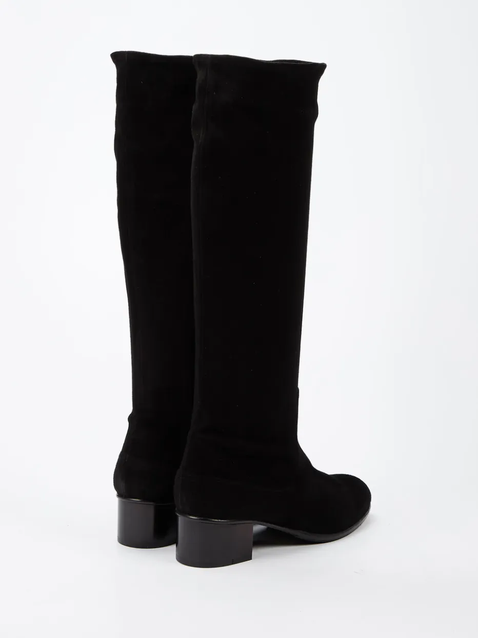 Damen Konstantin Starke – Kniestiefel aus Veloursleder