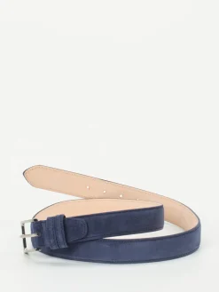 Herren Konstantin Starke – Ledergürtel aus Veloursleder Dunkel