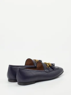Damen Konstantin Starke – Loafer aus Lammleder Dunkel