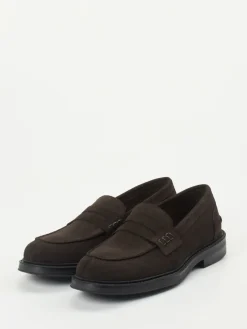 – Loafer aus Veloursleder Dunkel*Konstantin Starke Online