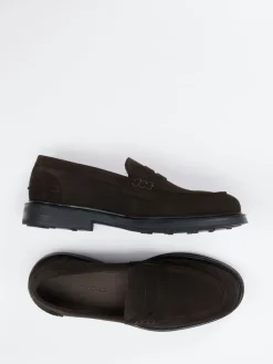 – Loafer aus Veloursleder Dunkel*Konstantin Starke Online
