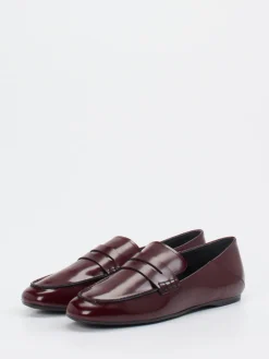 Damen Konstantin Starke – Loafer aus Hochglanzleder Bordeaux