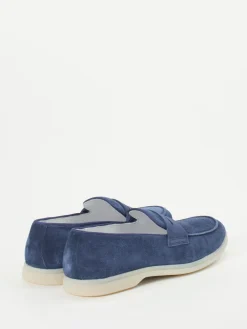 Herren Konstantin Starke – Loafer aus Veloursleder marine