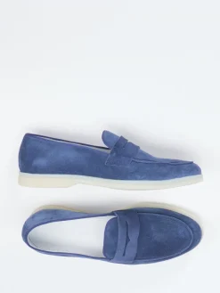 Herren Konstantin Starke – Loafer aus Veloursleder marine