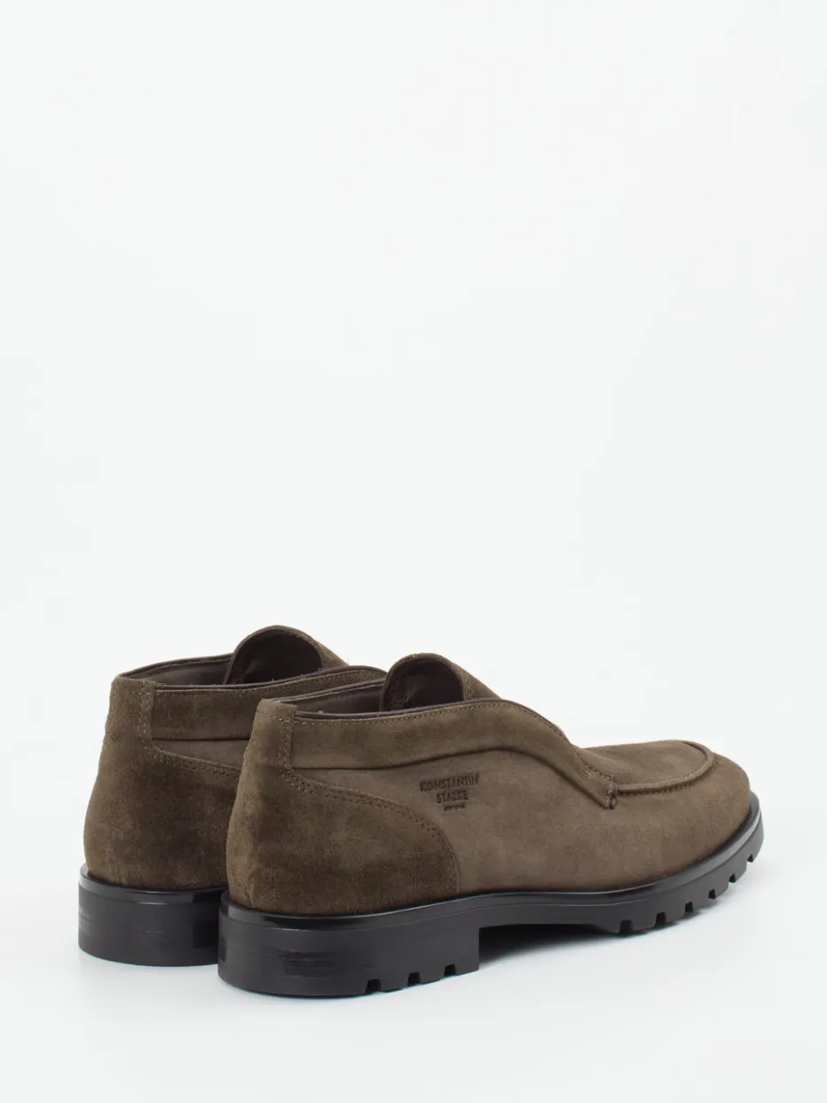 – Loafer aus Veloursleder Oliv*Konstantin Starke Best