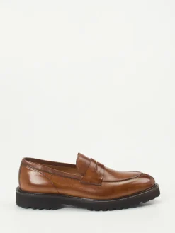 Herren Konstantin Starke – Loafer aus Büffelleder cognac