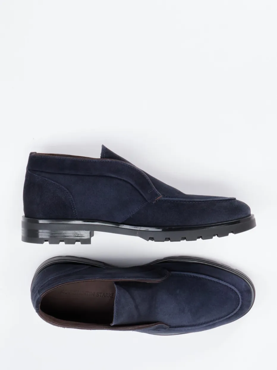 – Loafer aus Veloursleder Dunkel*Konstantin Starke Best