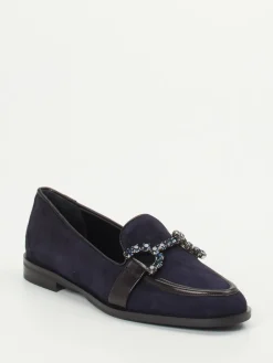 Damen Konstantin Starke – Loafer aus Veloursleder Dunkel