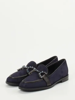 Damen Konstantin Starke – Loafer aus Veloursleder Dunkel