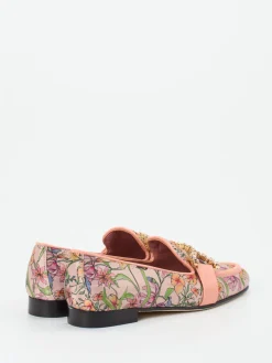 Damen Konstantin Starke – Loafer aus glänzendem Textil Rosé