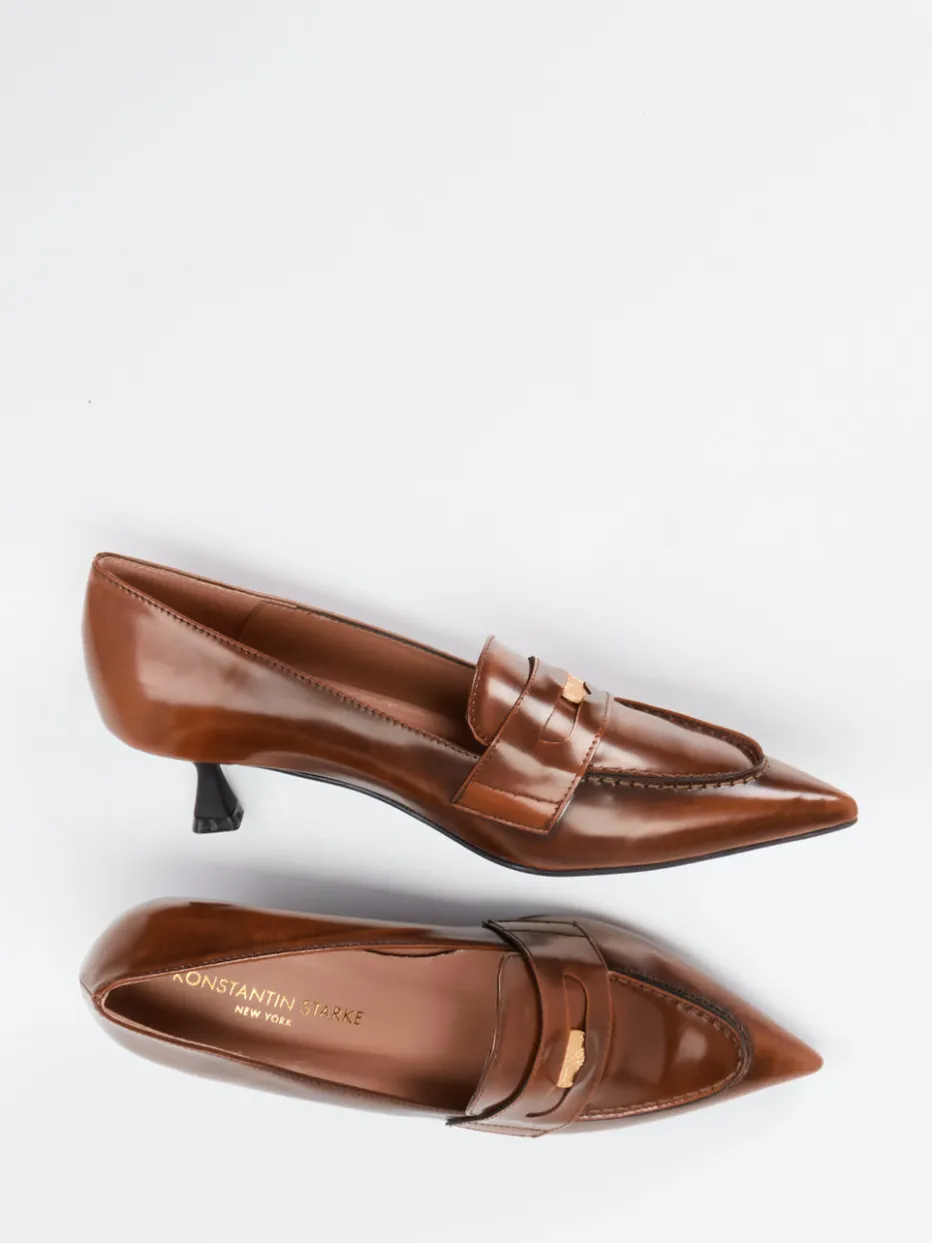 Damen Konstantin Starke – Loafer-Pumps aus Hochglanzleder
