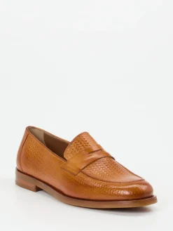 – Loafer aus geprägtem Leder cognac*Konstantin Starke Online